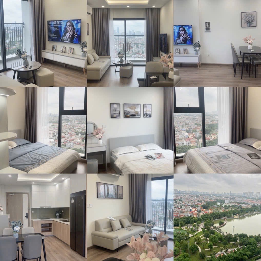 Cho thuê căn hộ chung cư Vinhomes Smart City 3PN tòa I1 75,8m2 full nội thất